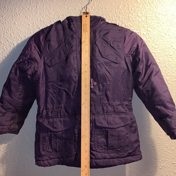 Girl’s Lands End Sherpa fleece lined parka size S - Picture 5 of 5
